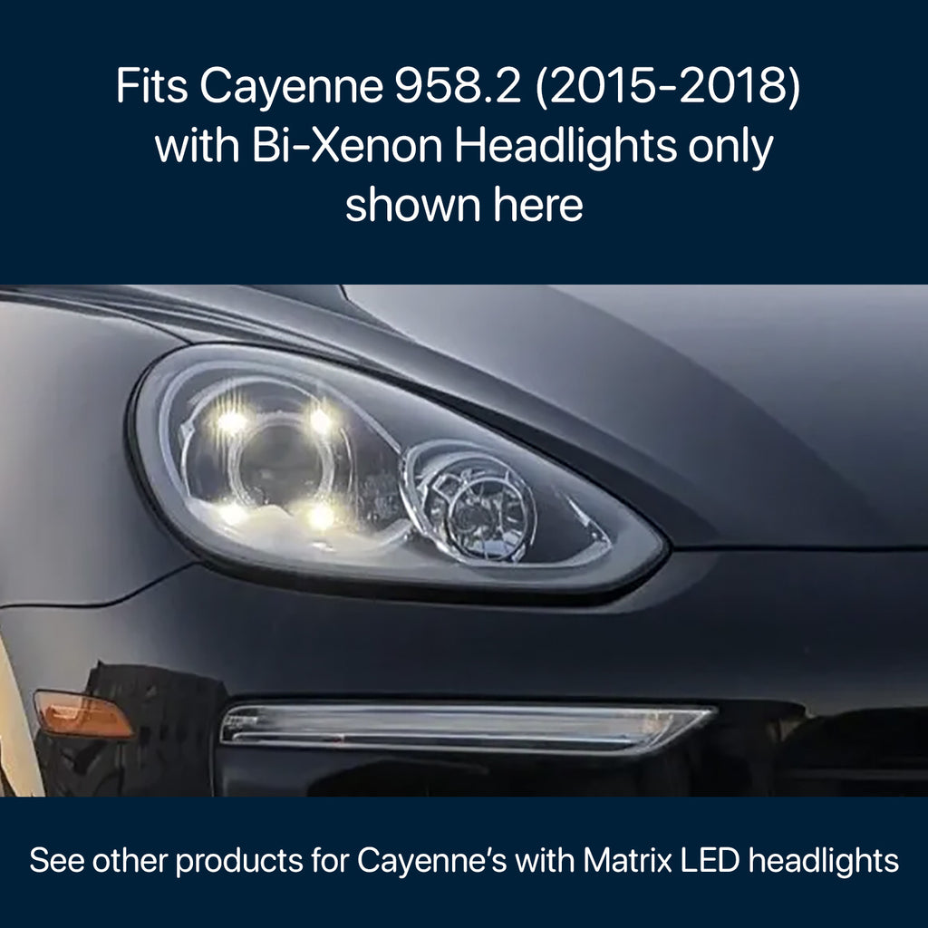 Porsche Cayenne HD Matrix Style LED Headlights (2015-2018) for Bi-Xenon