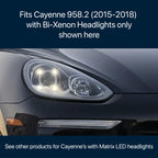 Porsche Cayenne HD Matrix Style LED Headlights (2015-2018) for Bi-Xenon